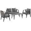 CAVINAS Patio Table and Chairs Set, Comfortable Outdoor Patio Set, Modern All-Weather Porch Furniture Sets for Garden - 4 of 4
