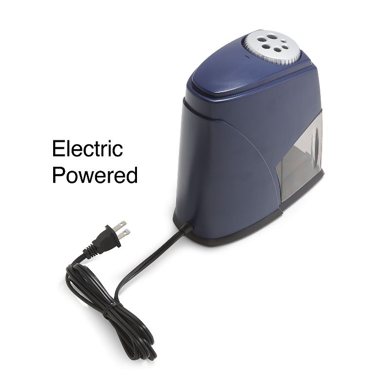 MyOfficeInnovations ClassMate 6-Hole Electric Pencil Sharpener Blue (21833) 356294, 5 of 6