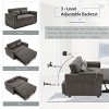 Modern Sleeper Sofa with USB Charging and Storage Pockets for Living Room -3irtyhousy - 3 of 4