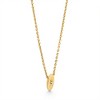 Pompeii3 Diamond Disc Starburst Pendant 14k Yellow Gold Necklace 18" - 2 of 4