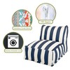 Majestic Home Goods Chair Lounger Vertical Stripe - 2 of 4