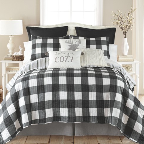 Camden Black Quilt Set - One Twin/twin Xl Quilt And One Standard Sham - Levtex Home : Target