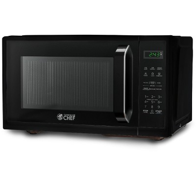 Magic Chef MC99MST Countertop Microwave Oven, Small Microwave for Compact  Spaces, Kitchen Microwave, 900 Watts, 0.9 Cubic Feet, Stainless Steel