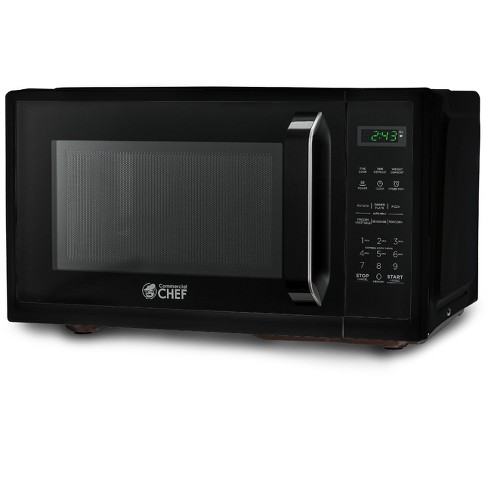 Commercial Chef 0.9 Cu. ft. Countertop Microwave, Black