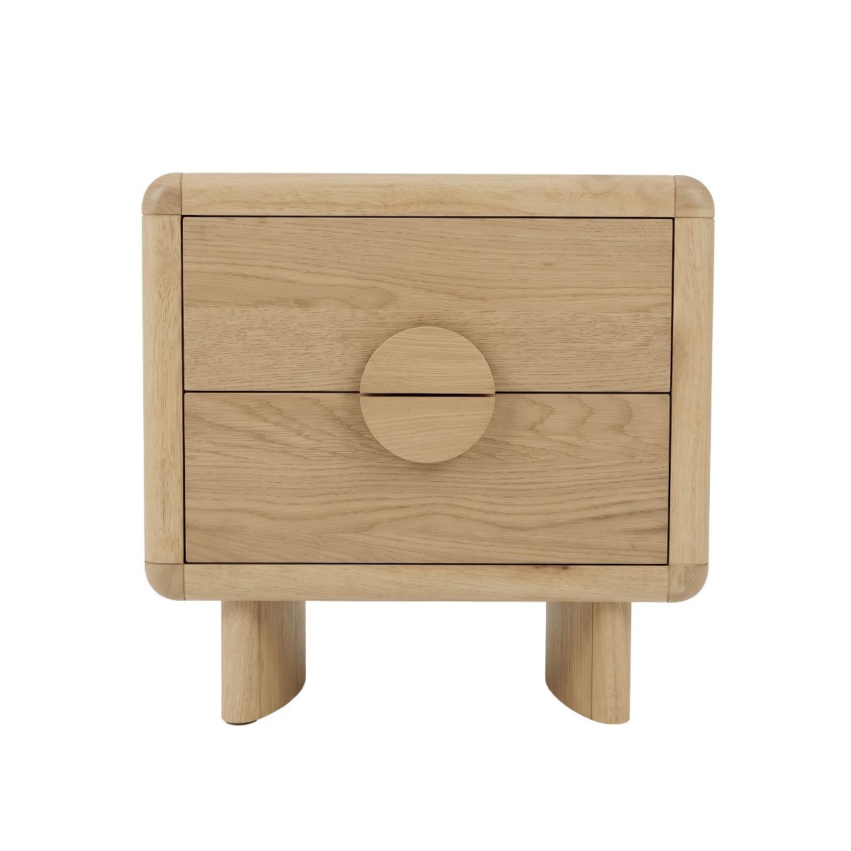 Gabrielle Nightstand, Light Oak - thumbnail 3
