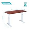 Costway Electric 55''x28'' Standing Desk Adjustable Sit to Stand w/ Controller - 2 of 4
