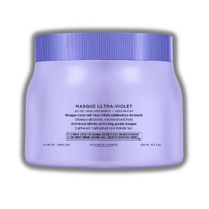 Kerastase Blond Absolu Blonde Masque Ultra Violet Purple Hair Mask | Absolute Hair appears softer & shinier - (16.9 oz) - 1 of 2