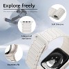 HTUTWOO Magnetic Silicone Compatible with Apple Watch Band Ultra 2 ＆Ultra 49mm 46mm 45mm 44mm 42mm 41mm 38mm for Woen men - 2 of 4