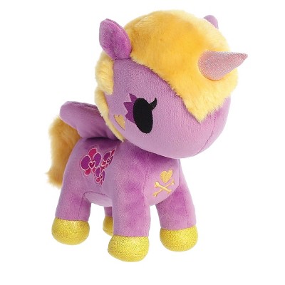 Aurora Small Flower Power Orchid Unicorno tokidoki Enchanting Stuffed Animal Purple 7.5"