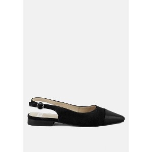 Uwaha Genuine Leather & Real Suede Slingback Flats Women - 1 of 4