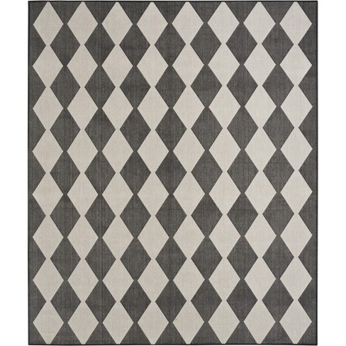 Nourison Positano Modern Diamond Outdoor Rug - image 1 of 4