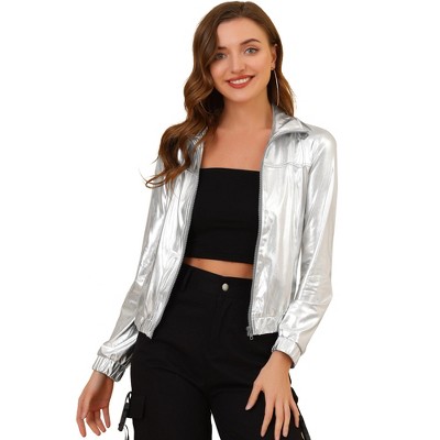 silver evening jackets for women