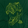 Jurassic Park Rex Mount Adult T-Shirt - 2 of 4