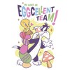 Women's Looney Tunes Easter Tweety and Sylvester We Make an Eggcellent Team T-Shirt - image 2 of 4