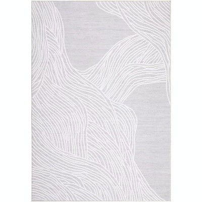 Modern Abstract Runner & Area Rug, Artistic Design, Non-Slip, Soft Low Pile for Entryway, Kitchen, Laundry