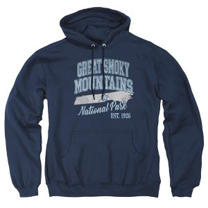 Men's Great Smoky Mountains National Park State Line Pull-Over Hoodie - 1 of 4