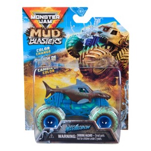 Monster Jam Mud Blasters Megalodon Color Change Truck Diecast Vehicle - 1:64 Scale - 1 of 4
