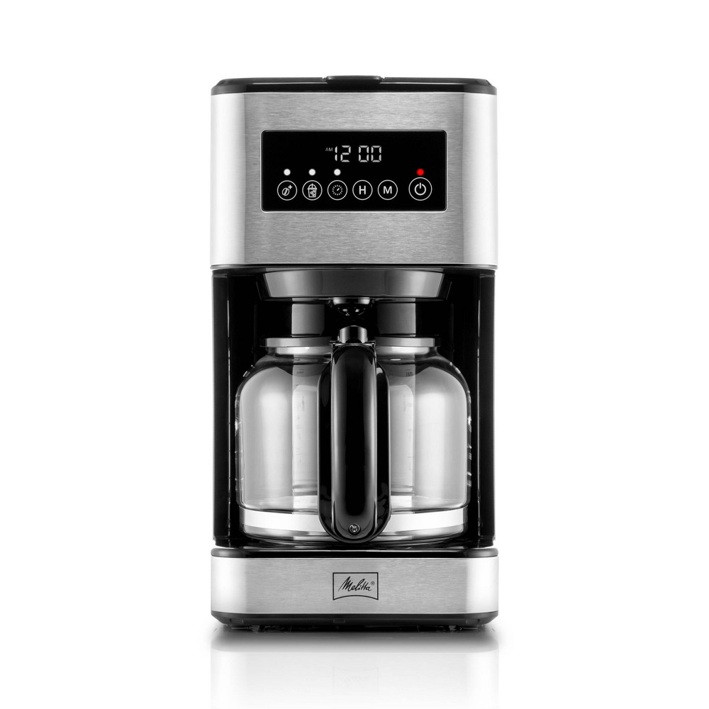 Photos - Coffee Maker Melitta Aroma Tocco Plus 12c Hot and Iced Drip Coffeemaker with Glass Cara 