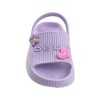 bebe Girls' Sandals - Comfortable Slides for Kids, Slip on Shoes and Sandals for Girls (Toddler) - 4 of 4