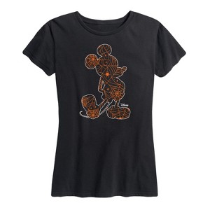 Women's - Disney - Mickey's Silhouette Short Sleeve Graphic T-Shirt - 1 of 4