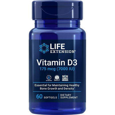 Vitamin D 3 7000 IU by Life Extension  -  60 Softgel
