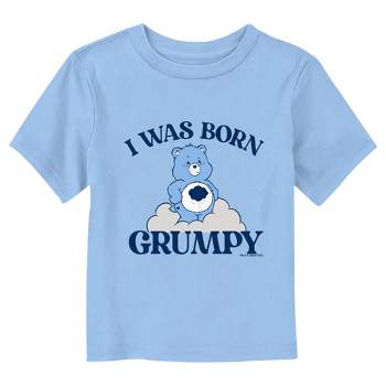 Care Bears Grumpy Bear Name Tag T-shirt - Light Blue - 2t : Target