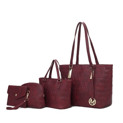 MKF Collection Arya Signature Vegan Leather Tote Bag for Women Versatile Handbag Purse by Mia K