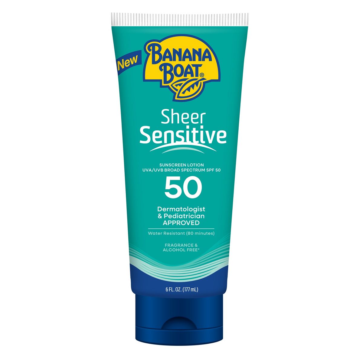 Banana Boat Sheer Sensitive Sunscreen Lotion - SPF 50 - 6oz