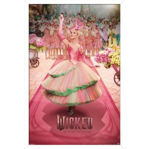 Trends International Wicked: For Good (2025) - Glinda Swirl Skirt One Sheet Framed Wall Poster Prints - 1 of 4