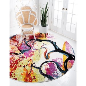 Unique Loom    Lyon Larimar Area Rug - 1 of 4