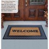 Gardenised Heavy Duty Coco Coir Doormat with Non Slip PVC Baking Embossed Welcome Design Coconut Fiber Floor Mat 18x30" - 2 of 4