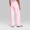 Women's High-Rise Cargo Utility Pants - Wild Fable™ Light Pink XXS