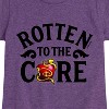 Girls' - Descendants - Rotten To The Core Apple Fitted Short Sleeve Graphic T-Shirt - 2 of 4