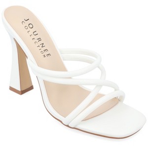 Journee Collection Womens Louisse High Heel Open Toe Pumps - 1 of 4