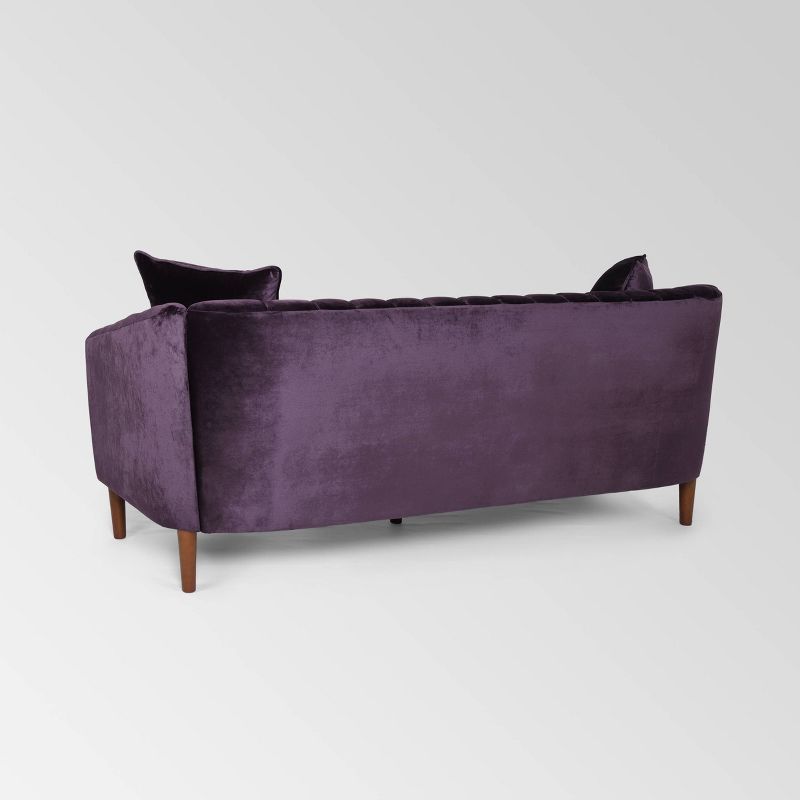Ansonia Contemporary Velvet Sofa - Christopher Knight Home, 4 of 8