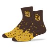 MLB San Diego Padres Adult Quarter Socks - 2 of 3