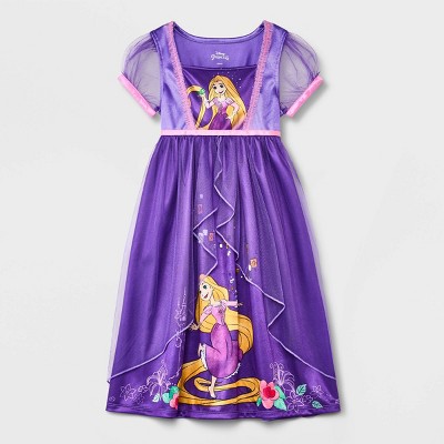Toddler Girls' Disney Princess Rapunzel Fantasy Snug Fit NightGown - Purple
