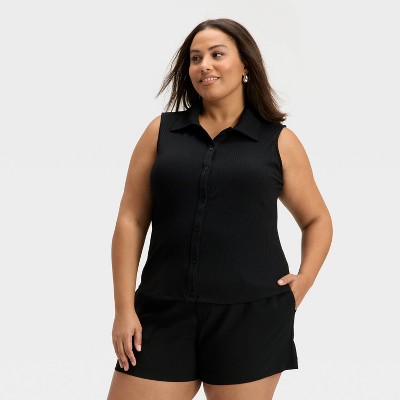 Women's Ribbed Tank Top - A New Day™