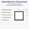 Avery Printable Square Cards, Double Black Border, 2" x 2", Matte White Square Cards, Laser/Inkjet, 120ct, Great for Business Cards - 2 of 4