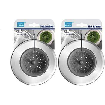 Grand Fusion Sink Strainer Silver 2 Pack
