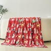 Comfort Ultra-Plush Flannel Blanket Christmas Plaid Christmas Tree. - 2 of 4