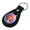 Powerpuff Girls Blossom Head Black Leather Keychain - 2 of 4