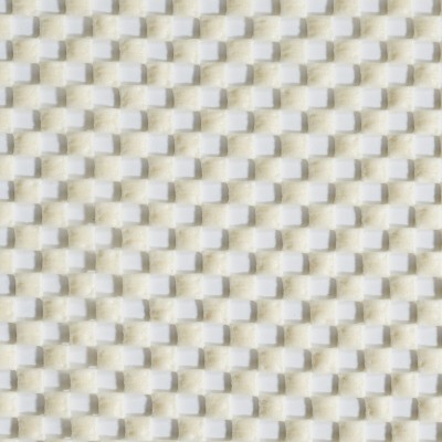 White Polyester and Vinyl Non-Slip Rug Pad