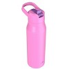 Zak Designs 20 fl oz Double Walled Stainless Steel Tranquility Insulated Straw Bottle - 3 of 4