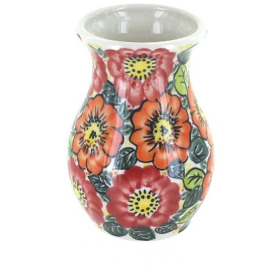 Blue Rose Polish Pottery Marigold Surprise Vase