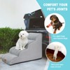 PetSafe Curved Dog Stairs – Foam Ramp for Small Pets, Non-Slip Ladder for Bed & Sofa with Waterproof Cover - 3 of 4