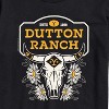 Men's - Yellowstone - Dutton Ranch Steer Skull Flower Short Sleeve Graphic T-Shirt - 2 of 4