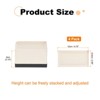 Unique Bargains L-Edge Heavy Duty Adjustable Sofa Rectangle Furniture Risers 4 Pcs - 2 of 4