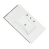 Saint Birch Ceramic Single Bathroom Vanity Top With Sink 3 Hole - 3 of 4