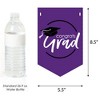 Big Dot of Happiness Purple Graduation Bunting Banner - Party Decorations - Congrats Grad 2026 - 2 of 4